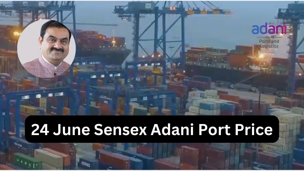 june sensex adani port price