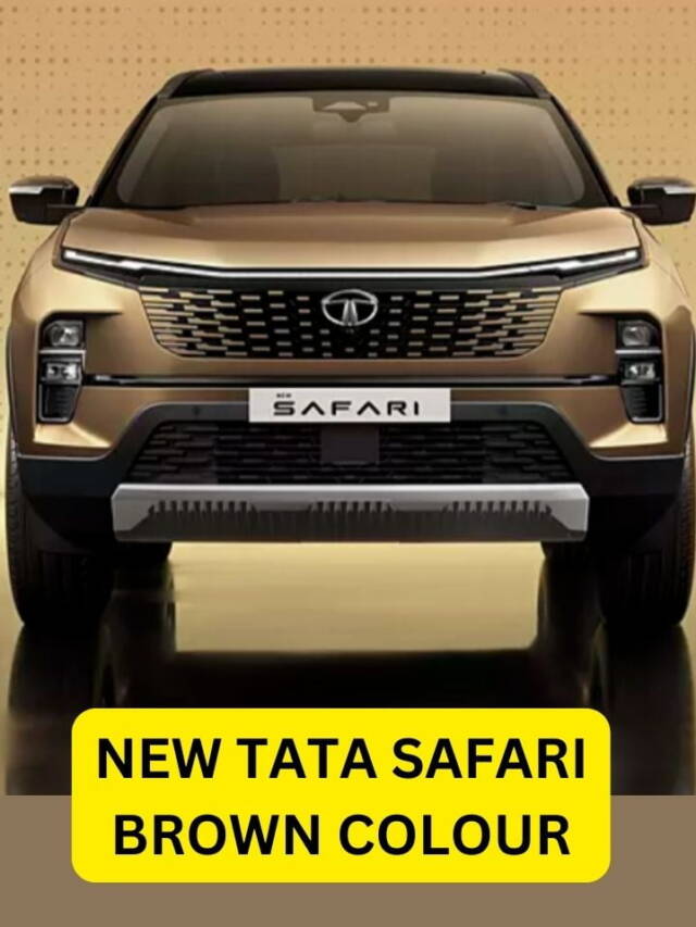 New Tata Safari Brown Colour 2024