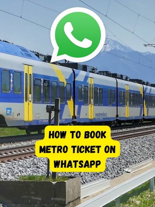 How To Book Metro Ticket On WhatsApp