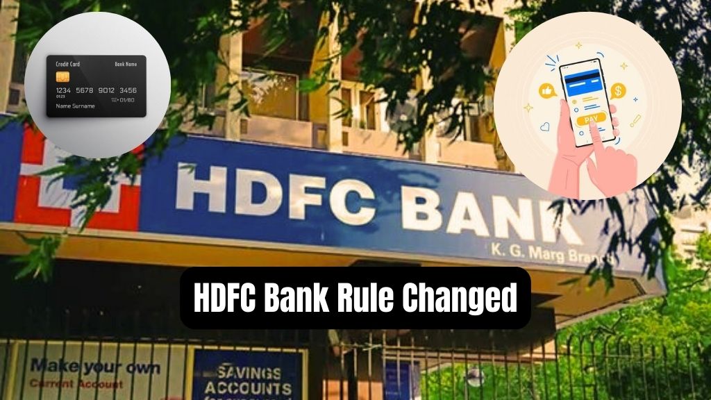 HDFC bank rule changed