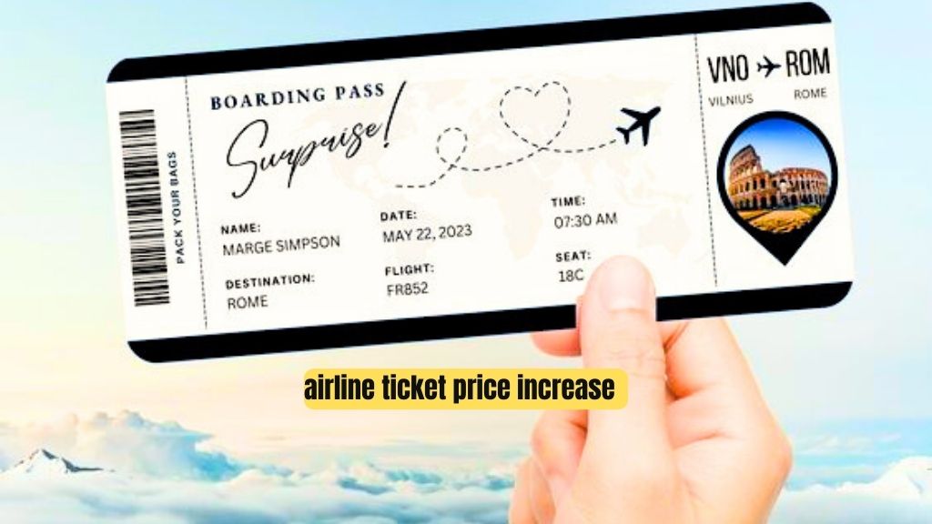 airline ticket price increase