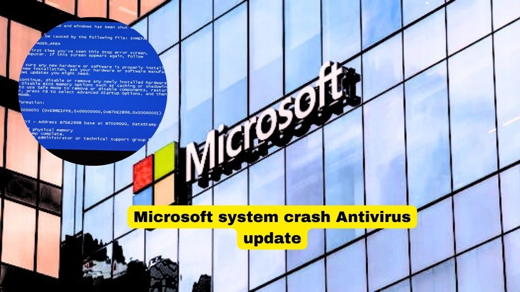 Microsoft system crash Antivirus update