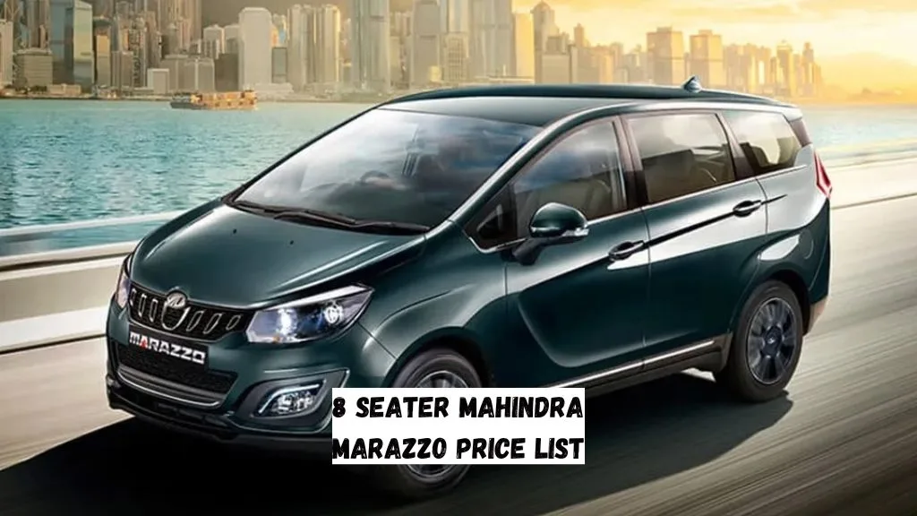 8 Seater Mahindra Marazzo Price List