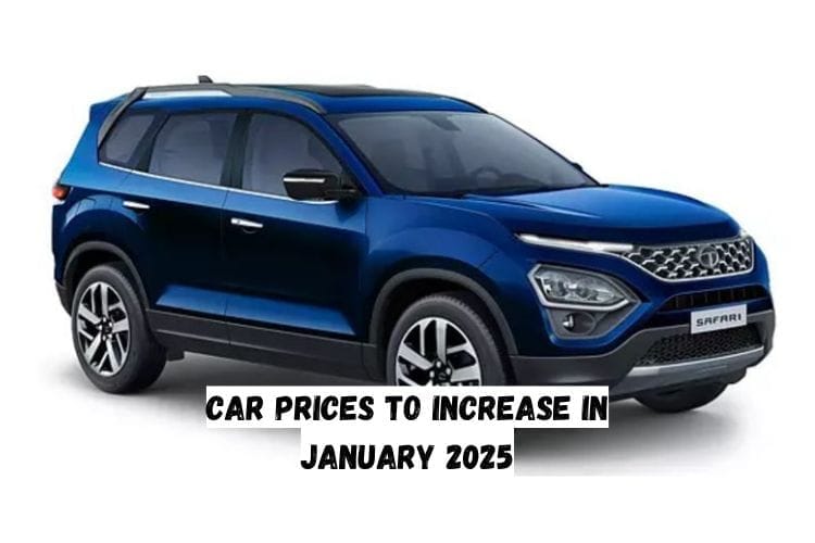 Car Prices to Increase in January 2025