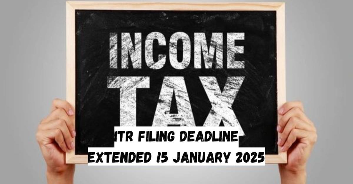 ITR Filing Deadline Extended