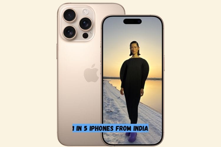1 in 5 iPhones From India