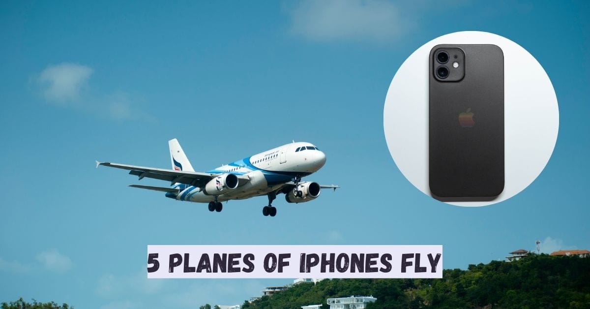 5 Planes of iPhones Fly